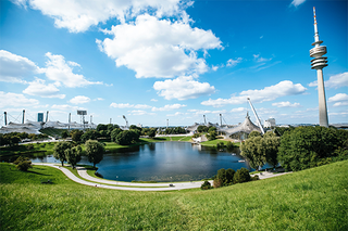 Olympic park in Munich