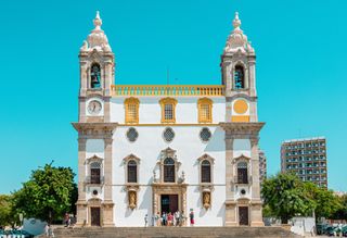 Kirche in Faro in Portugal