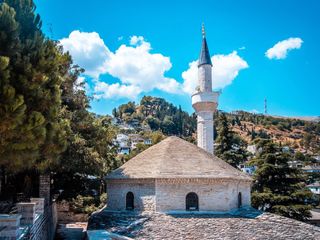 Moschee in Gjirokastra in Albanien.
