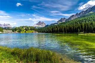 South Tyrolean Mountain Lake