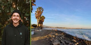 Paul (Gründer & CEO) und die Küste in Los Angeles.