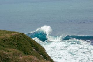 Das Meer bei Saint-Jean-de-Luz in Frankreich.